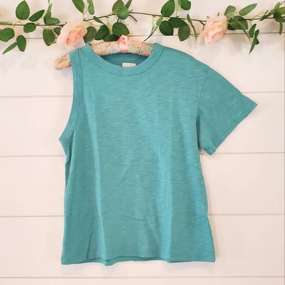 Revolve SEN Crew Neck Blue Basic T-Shirt NWOT Size Small - Picture 1 of 8
